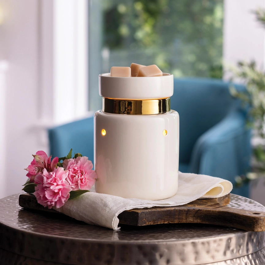 Lampă Electrică White & Gold