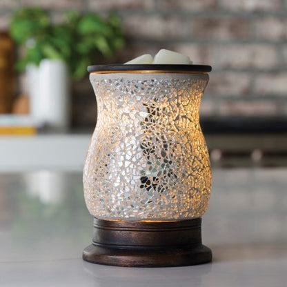 Lampă Electrică Silver Glass Mosaic