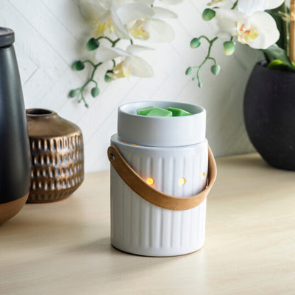Lampă Electrică White Leather
