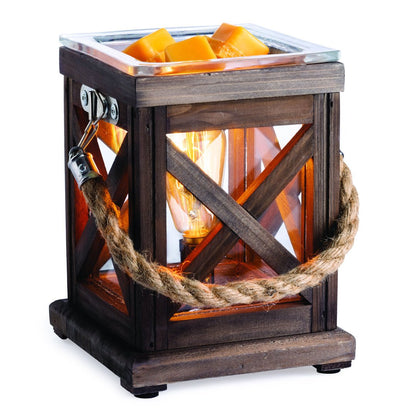 Lampă Electrică Walnut & Rope